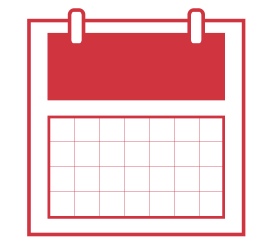 graphic icon of calendar